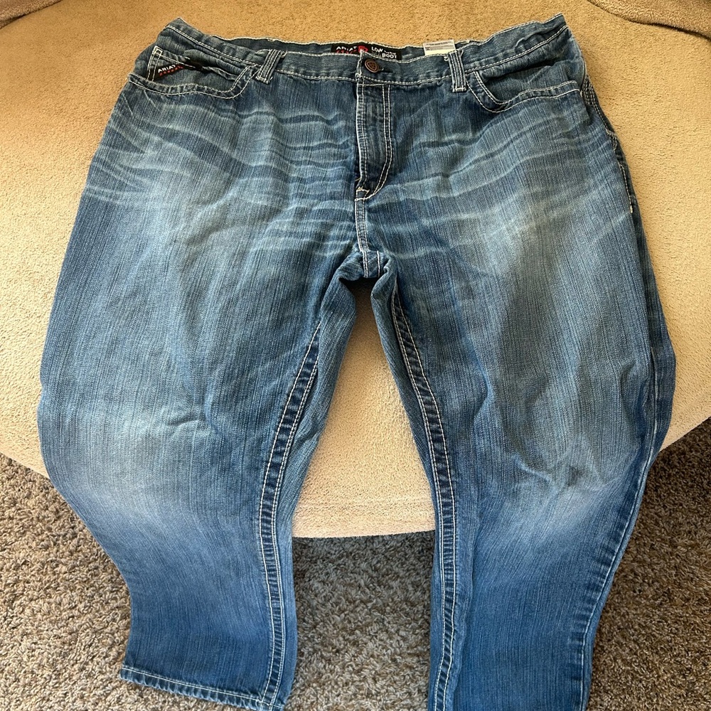Ariat FR Men's Relaxed Fit Blue Jeans